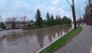 Thunderstorms, heavy rain flood Waterloo Region roadways