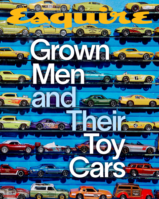 Magazine cover featuring toy cars. Magazine cover featuring toy cars.