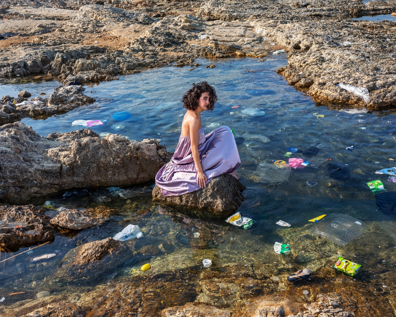 "Tara (Trash in the Water)," Raouche, Beirut, Lebanon, 2022