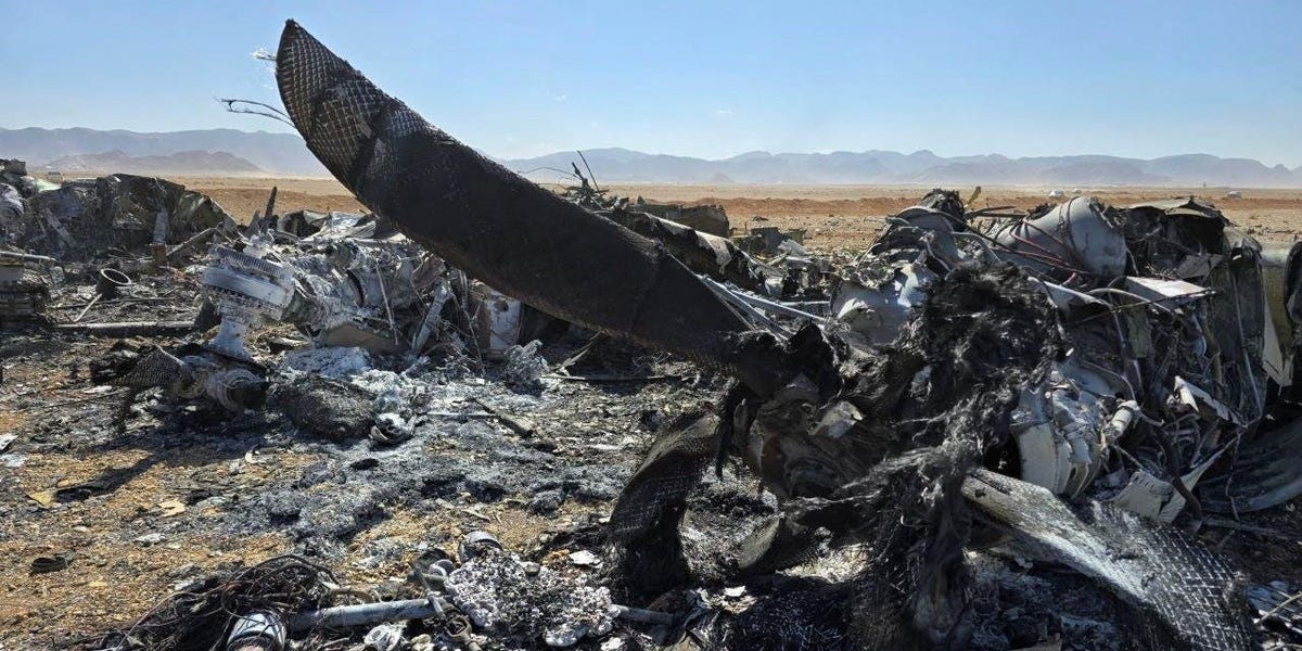 Photos Show US Aircraft Left in Iran After F-15 Airman Rescue