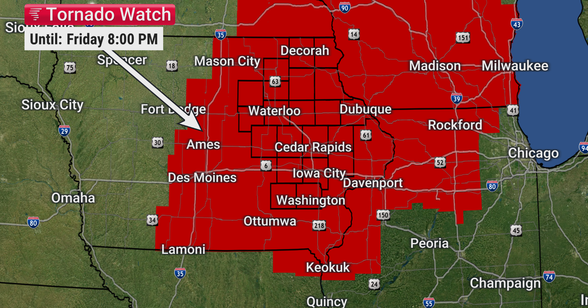 TRACKING: TORNADO WATCH till 8 PM | Forecast