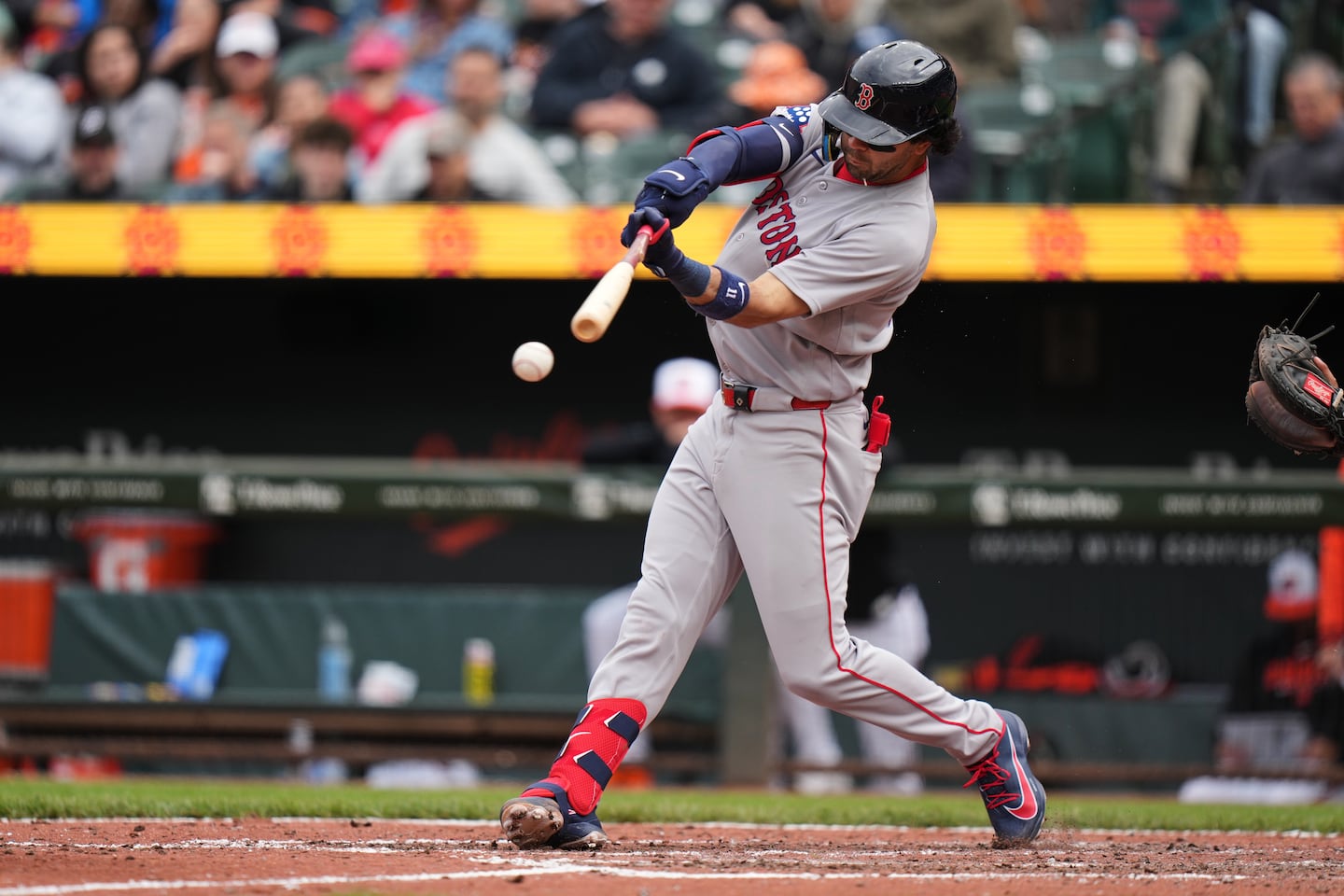 Marcelo Mayer delivered an RBI single off Orioles lefthander Grant Wolfram in the sixth inning Sunday.