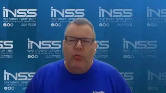 Danny Citrinowicz, a fellow at the Institute for National Security Studies in Tel Aviv