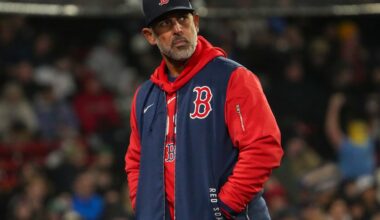 The Red Sox are firing manager Alex Cora after a 10-17 start.