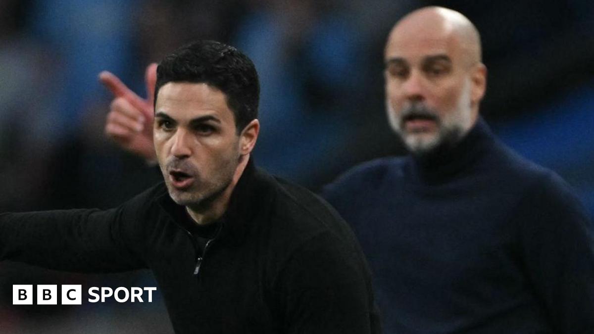 Pep Guardiola and Mikel Arteta