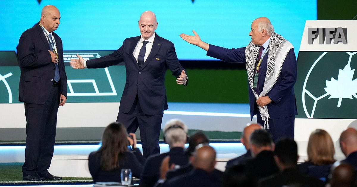 'Brought to Whitewash Fascism and Genocide': Palestinian Soccer Chief Hits Out at Israeli Delegate at FIFA Congress