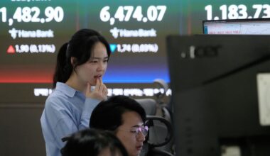 Asian stocks are mixed as the Iran war standoff pushes oil prices higher :: WRAL.com