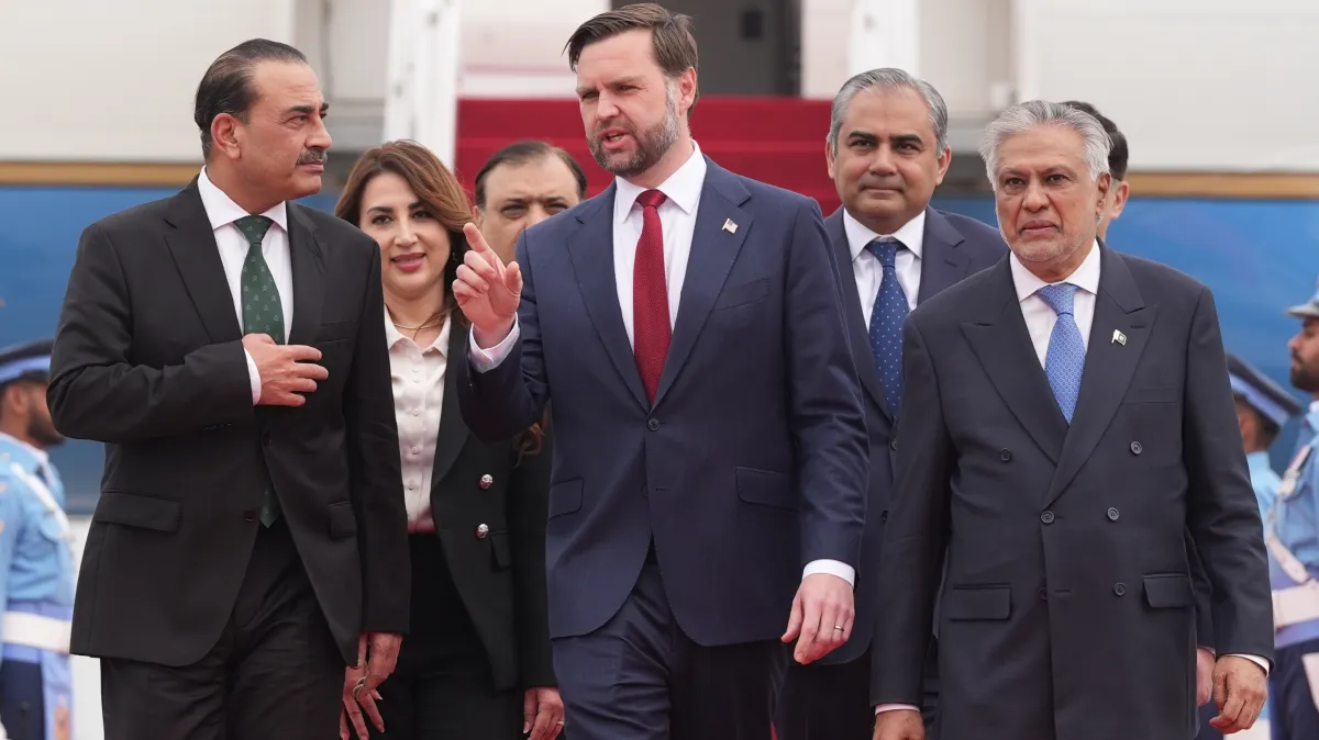 JD Vance arrives in Pakistan for peace talks