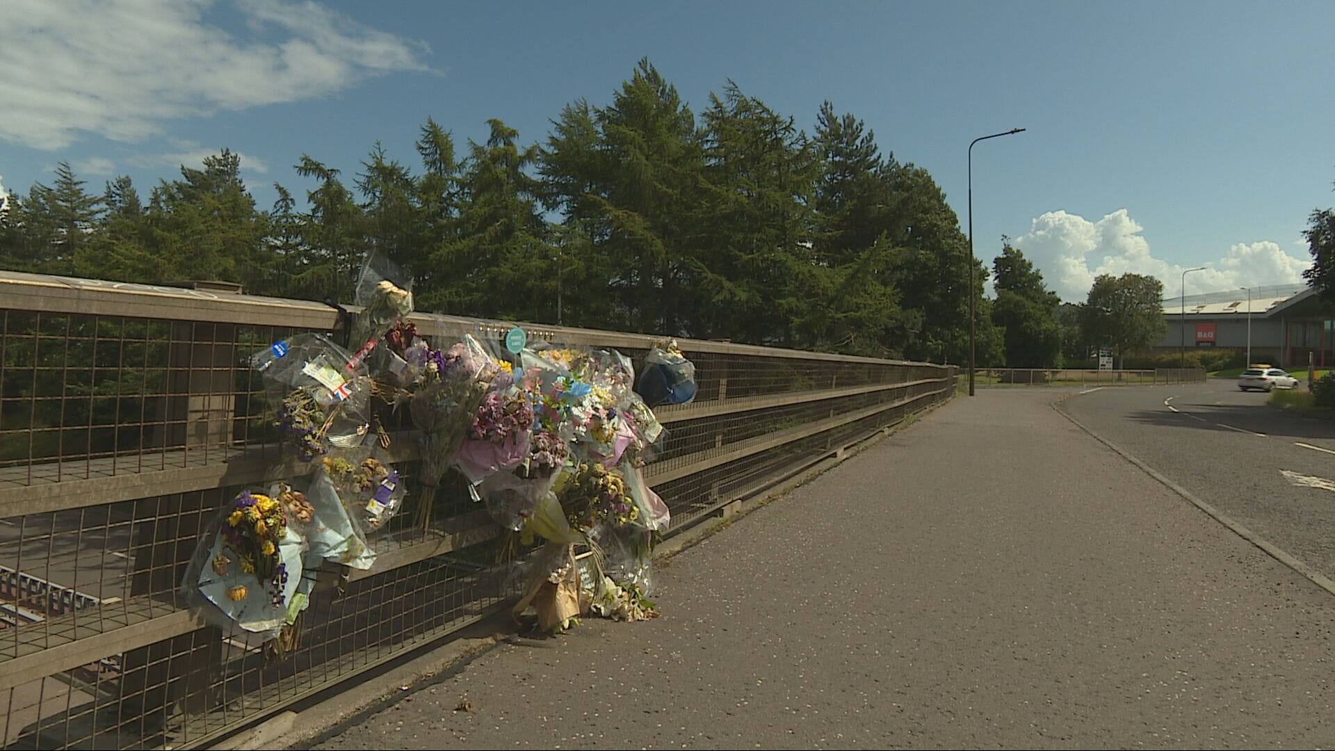 Scene of Kimberley's death in Dundee in July, 2023