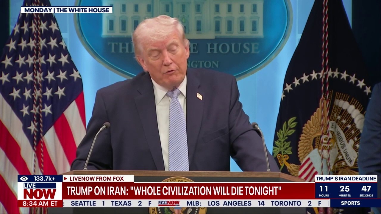Trump on Iran: "Whole Civilization will die tonight"
