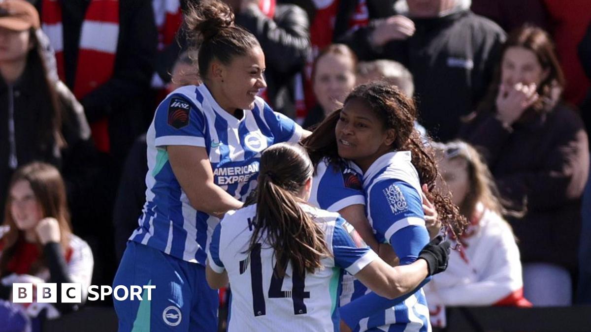 Arsenal 0-2 Brighton & Hove Albion: Seagulls upset 14-time winners to reach Women's FA Cup semis