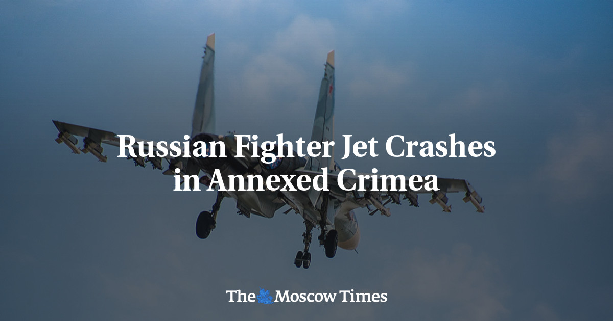 Russian Fighter Jet Crashes in Annexed Crimea