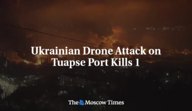 Ukrainian Drone Attack on Tuapse Port Kills 1