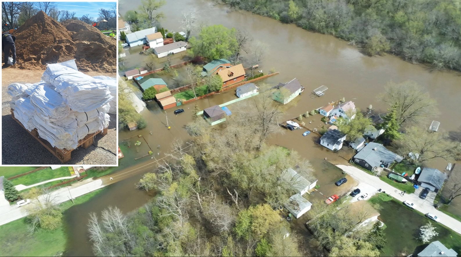 Numerous roads shut down, homes begin taking on water as flooding continues in Lake and McHenry counties