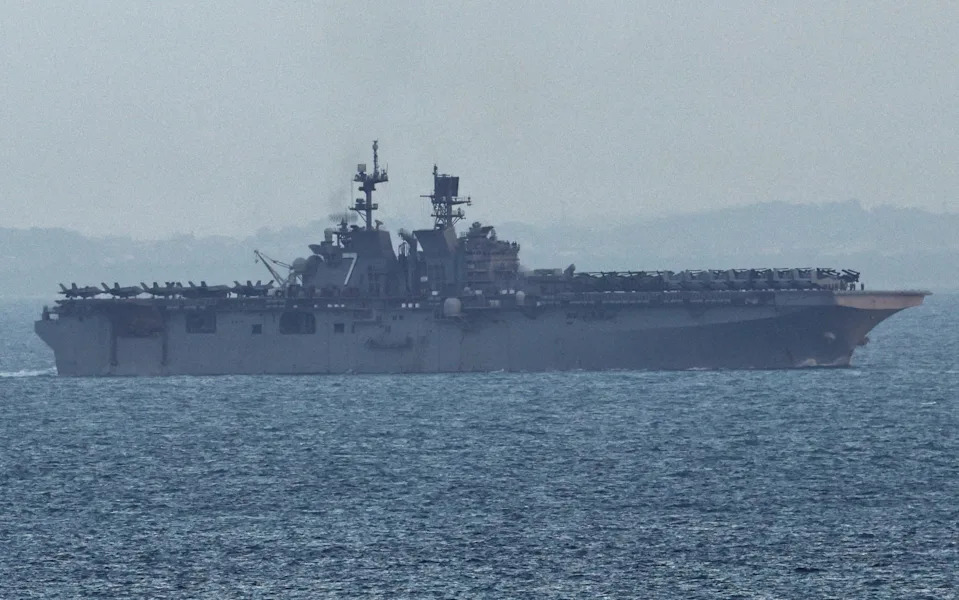 Supplies on the USS Tripoli are running low