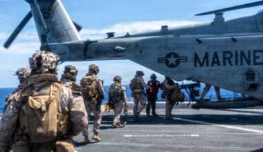 The US is ready to seize Iran-linked ships with boarding parties, as Marines practice maritime raids
