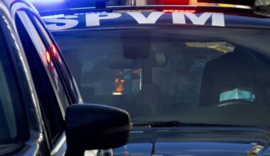 Montreal police cars.