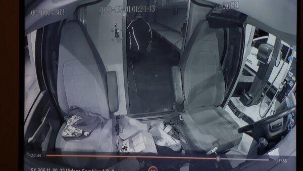 Tanner Horner is seen cleaning his van