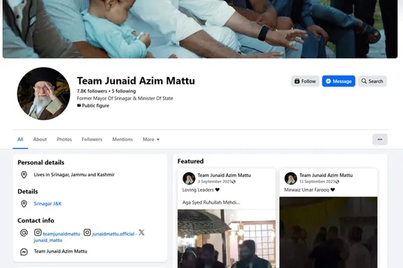 A Facebook page affiliated with Mattu has Ali Khamenei as the profile picture