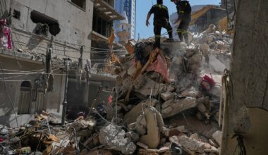 IDF says it killed Hezbollah chief’s secretary as some 70 rockets fired from Lebanon