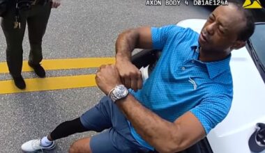 After crash, Tiger Woods told officer he was ‘talking to the president’ body-cam shows