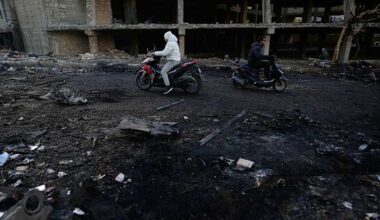 Iran hits tanker off coast of Qatar, Kuwait airport and Israel kills 5 in Beirut attack