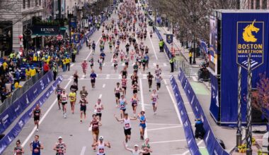 Boston Marathon spectator who stomped on Israeli flag called out for 'antisemitic harassment'