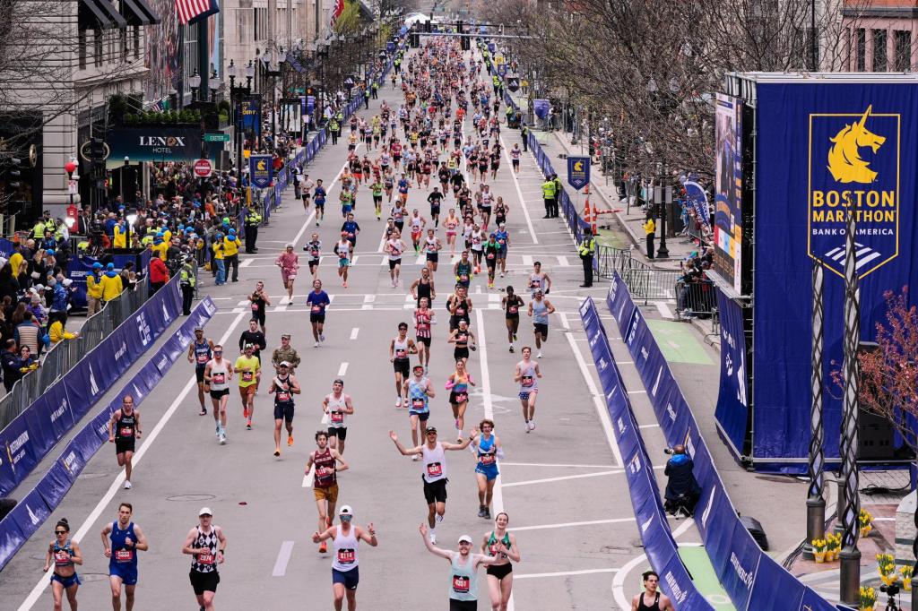 Boston Marathon spectator who stomped on Israeli flag called out for 'antisemitic harassment'