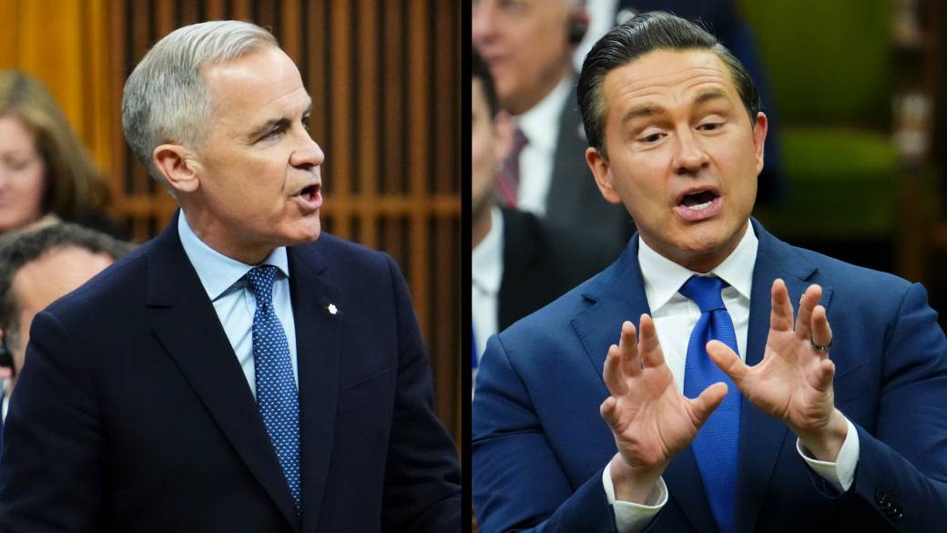 Click to play video: 'Carney ‘out of touch,’ Canadians ‘out of money’: Poilievre on cost-of-living crisis'