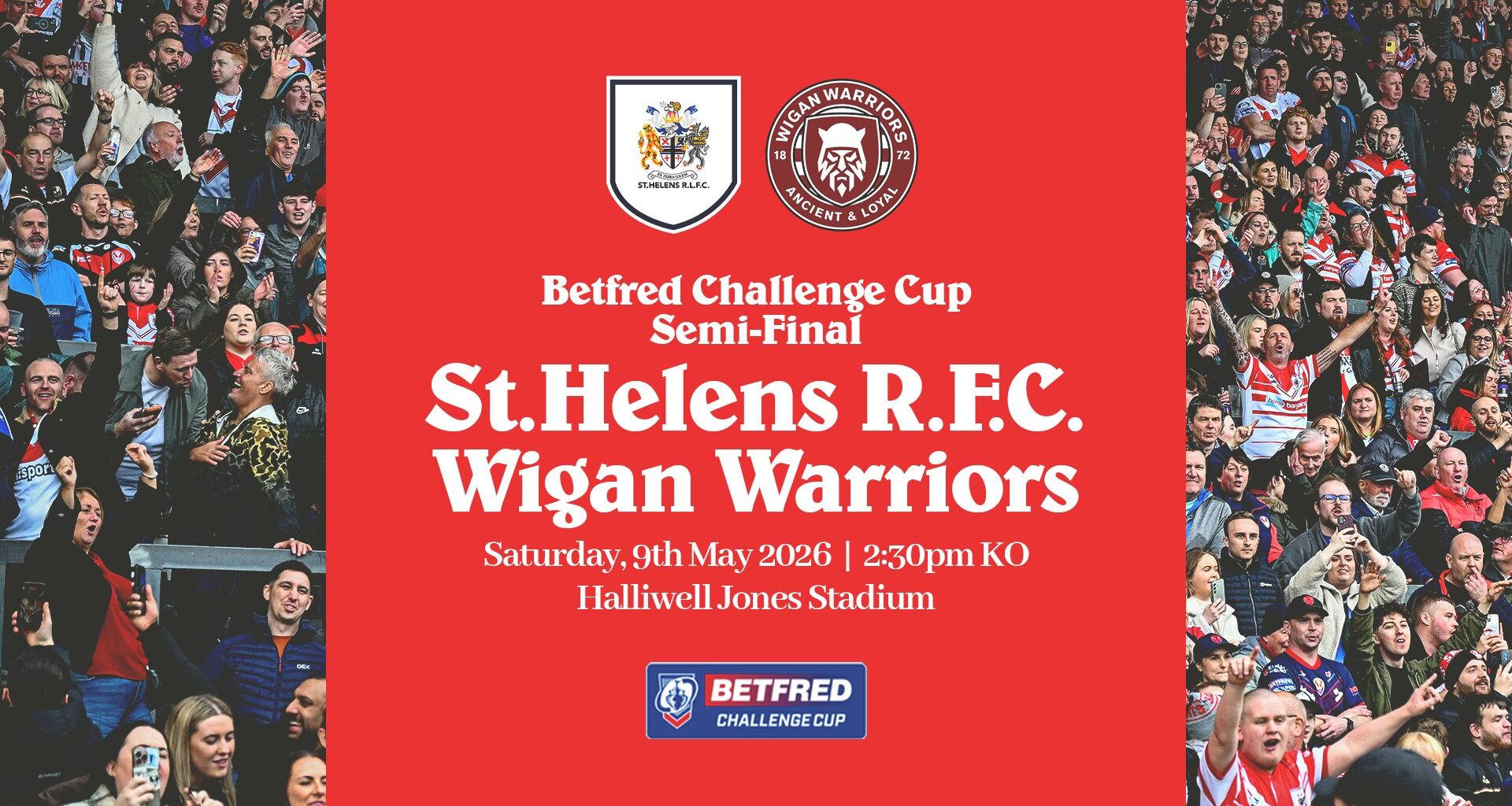 Challenge Cup Semi-Final details confirmed