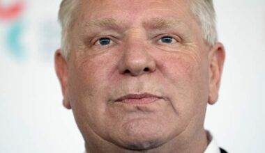 Ford says Ontario has sold its private jet back to Bombardier for $28.9M