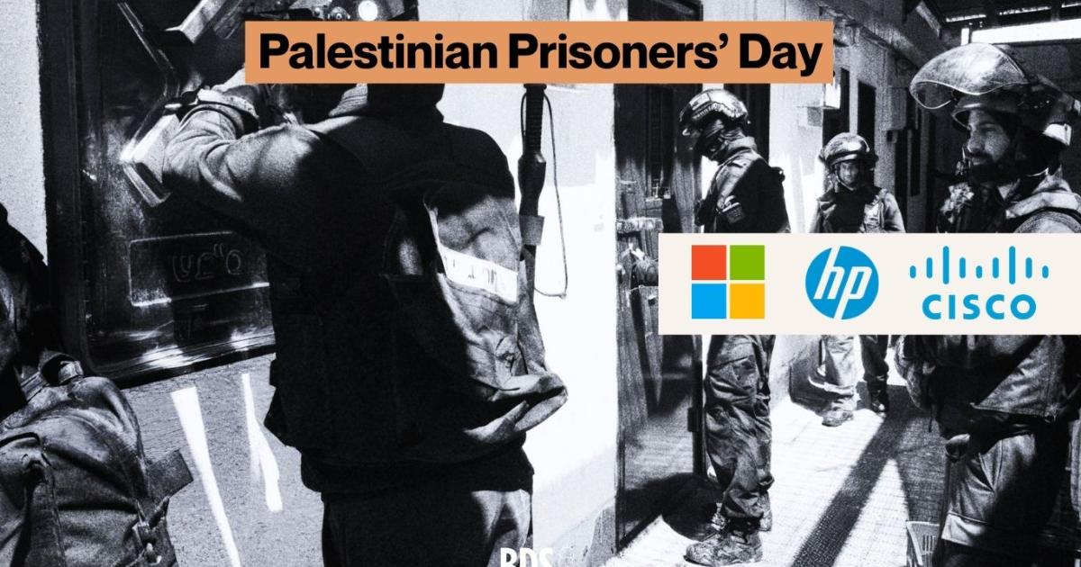 Palestinian Prisoners’ Day 2026: Escalate BDS pressure now to free them all.