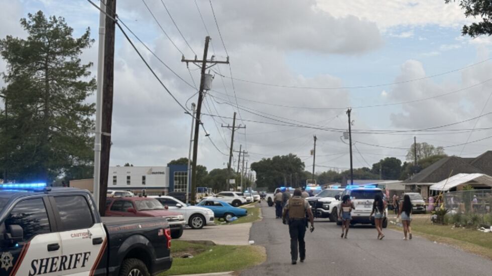 Scene at Lao New Year Festival after a driver hit a crowd during a parade.