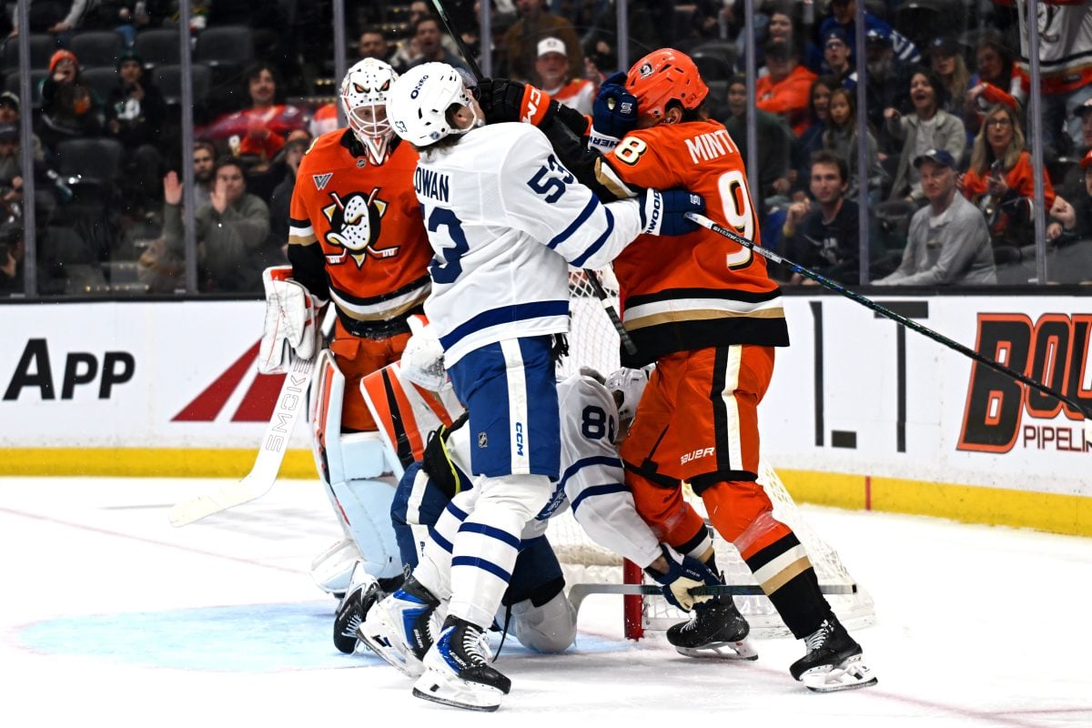 Easton Cowan Toronto Maple Leafs Pavel Mintyukov Anaheim Ducks