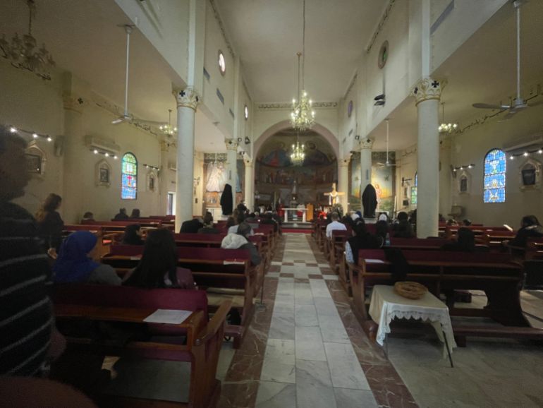 Palestinians in Gaza observing Easter