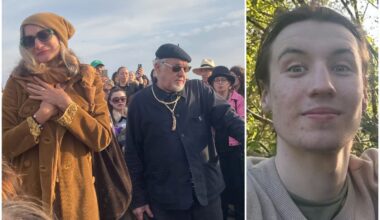 Madness star Suggs sings at vigil for student stabbed to death on Primrose Hill - London Evening Standard