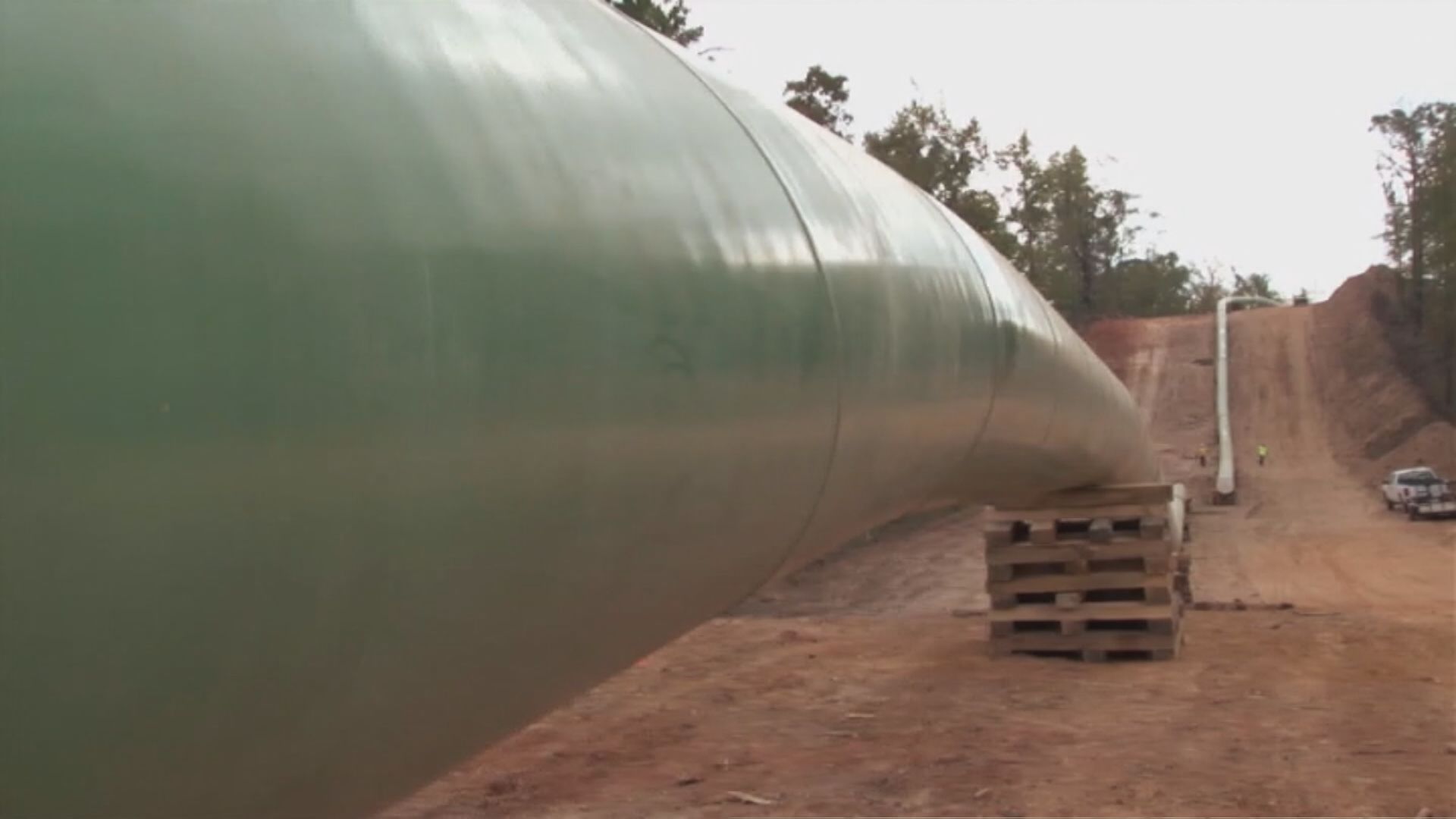 Click to play video: 'One year of trans mountain pipeline'