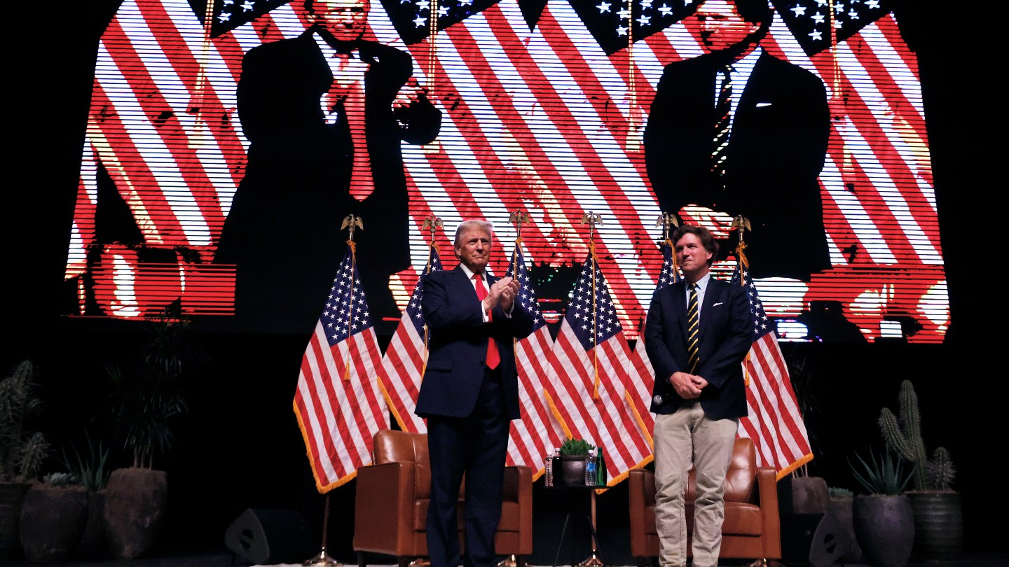 Trump and Tucker Break Up For Good as President Slams 'Low-IQ' Host