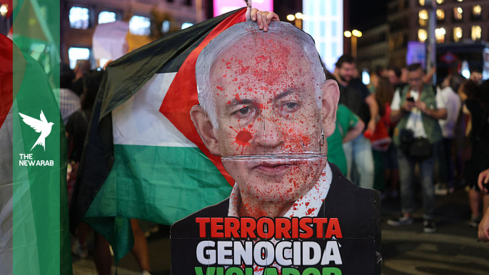 Israel 'reprimands' Spain over blowing up of Netanyahu effigy