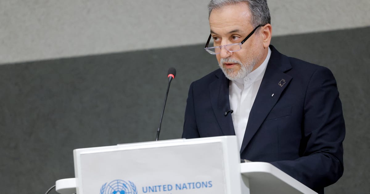 Iran’s foreign minister in Pakistan for peace talks – POLITICO
