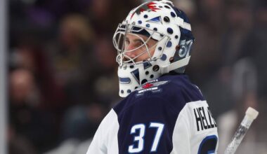 Connor Hellebuyck blasts Jets management, questions if team can build Cup contender