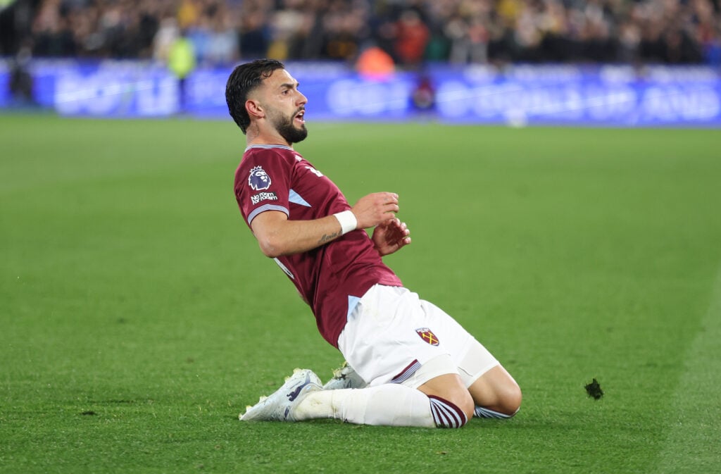 Taty Castellanos celebrates during West Ham United v Wolverhampton Wanderers - Premier League