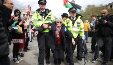 London protests LIVE: Arrests begin as hundreds gather in Trafalgar Square for Palestine Action protest - London Evening Standard