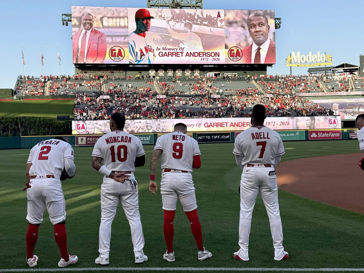 On emotional night, Angel Stadium mourns franchise icon Garret Anderson