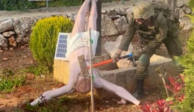 Netanyahu, IDF condemn Israeli soldier's bludgeoning of Jesus statue in Lebanon