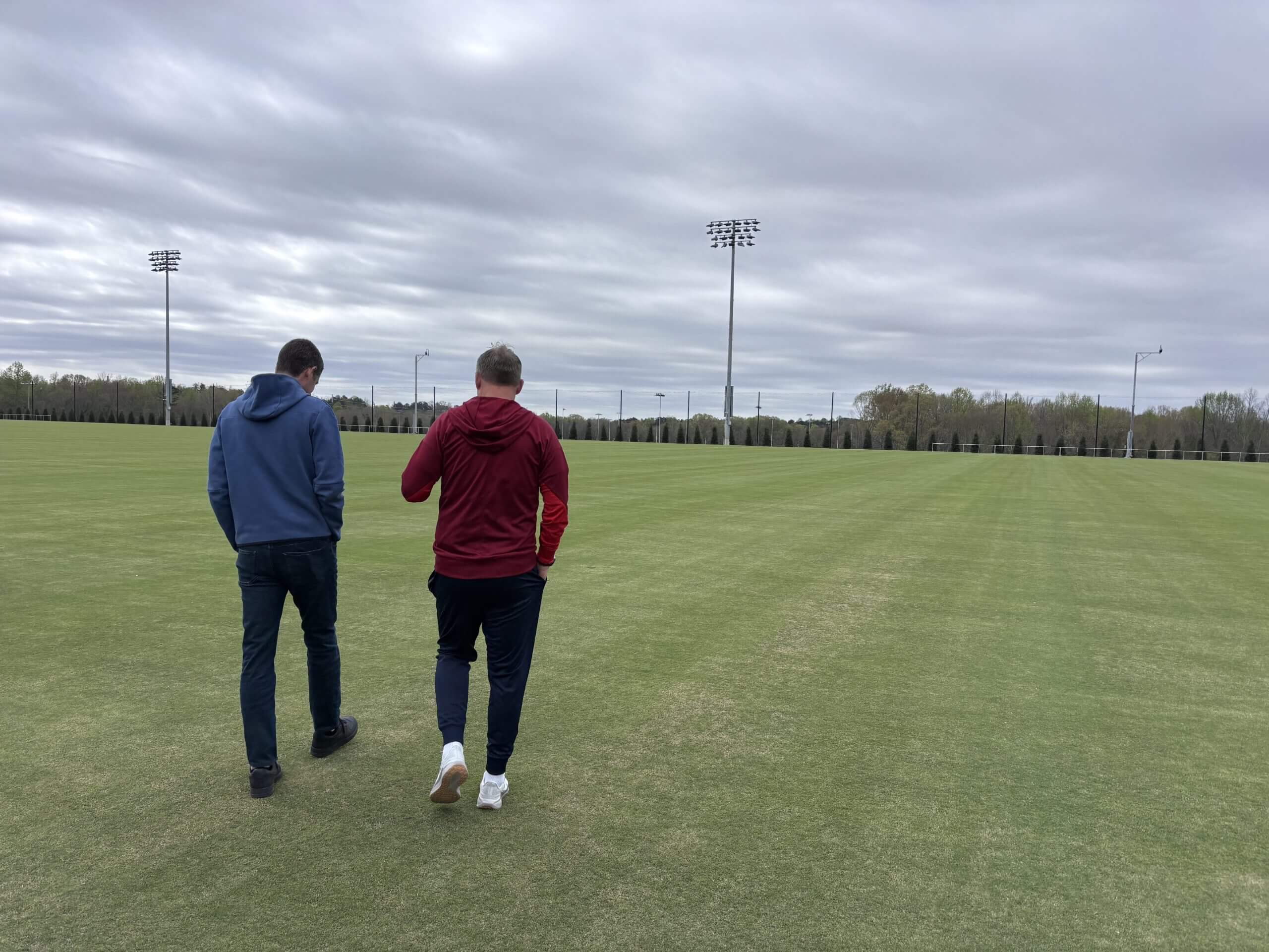JT Batson and Matt Crocker at US Soccer's new training center