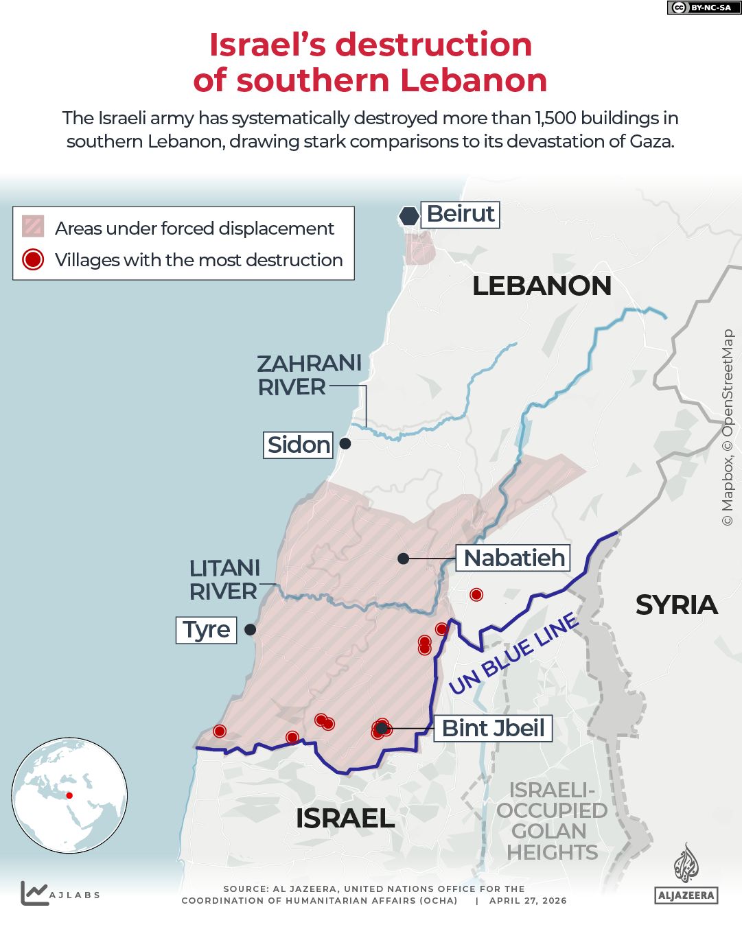 INTERACTIVE - Israel south lebanon bint jbeil map-1777363494