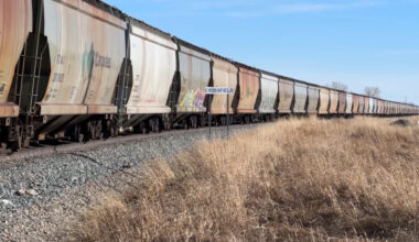 Train crash at crossing north of Calgary prompts emergency response