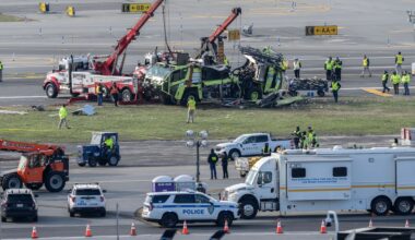 Firefighter heard warning to stop before deadly Air Canada crash at LaGuardia