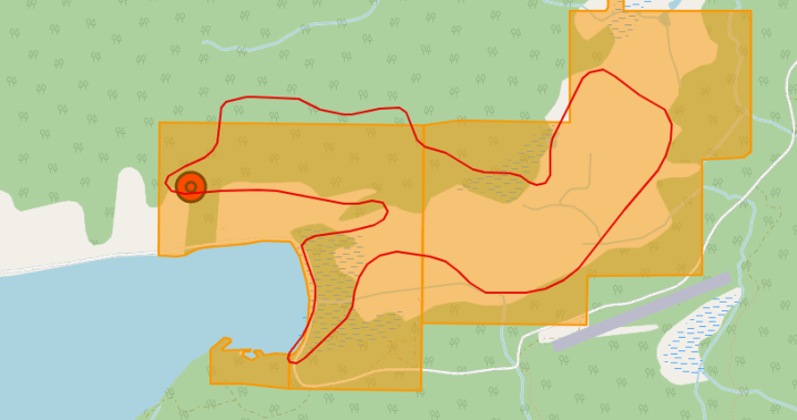 10 properties under evacuation alert due to wildfire in the Cariboo